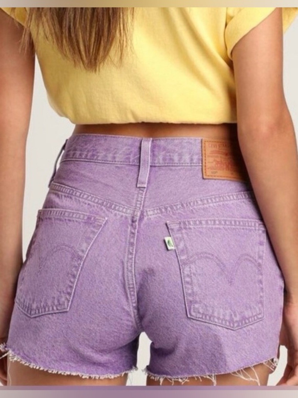 Levi’s  W29 purple denim shorts